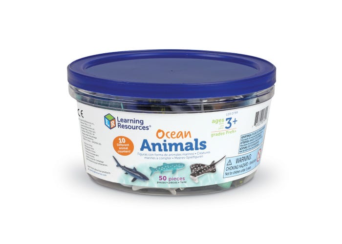 Oceaandieren sorteerset (levensecht)