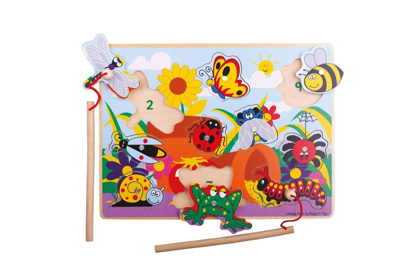 Magnetisch visspel - insecten