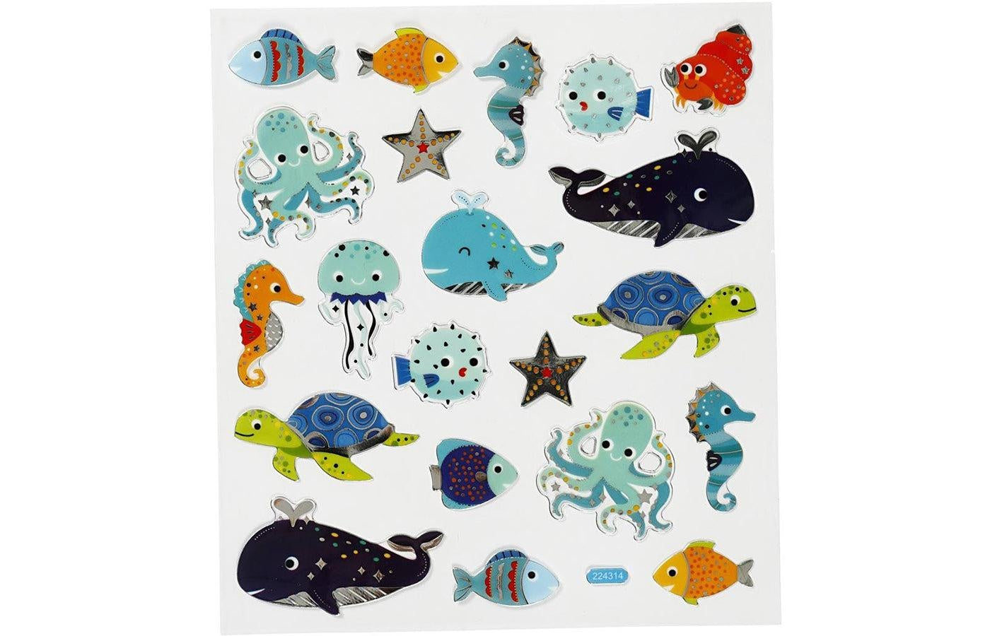 Stickers - zeedieren
