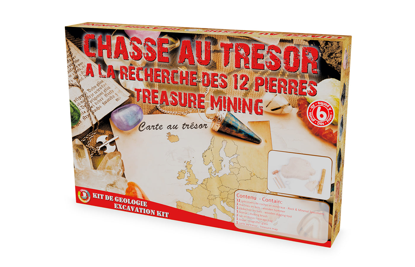 Opgravingsset - edelstenen