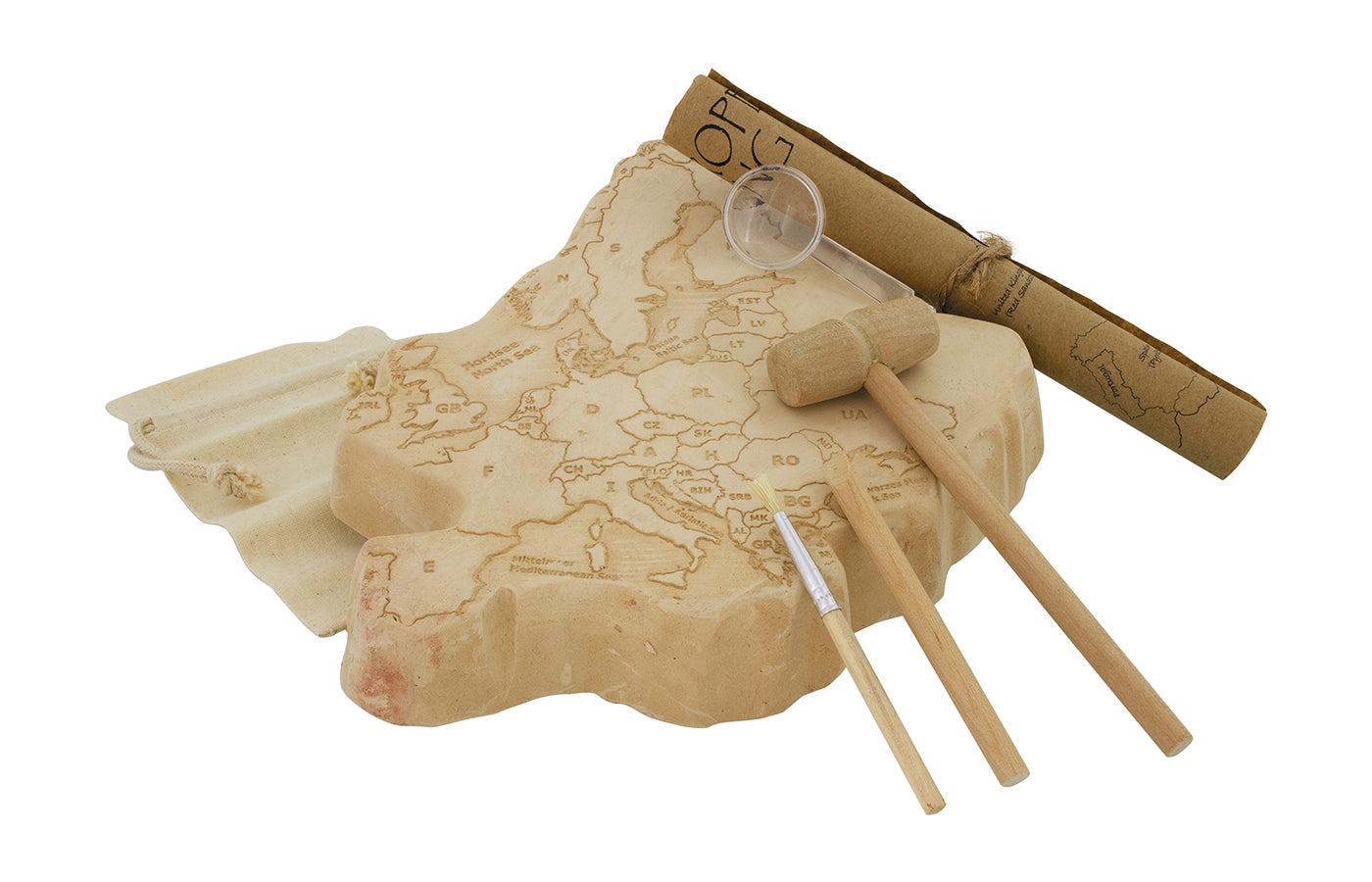 Opgravingsset - edelstenen