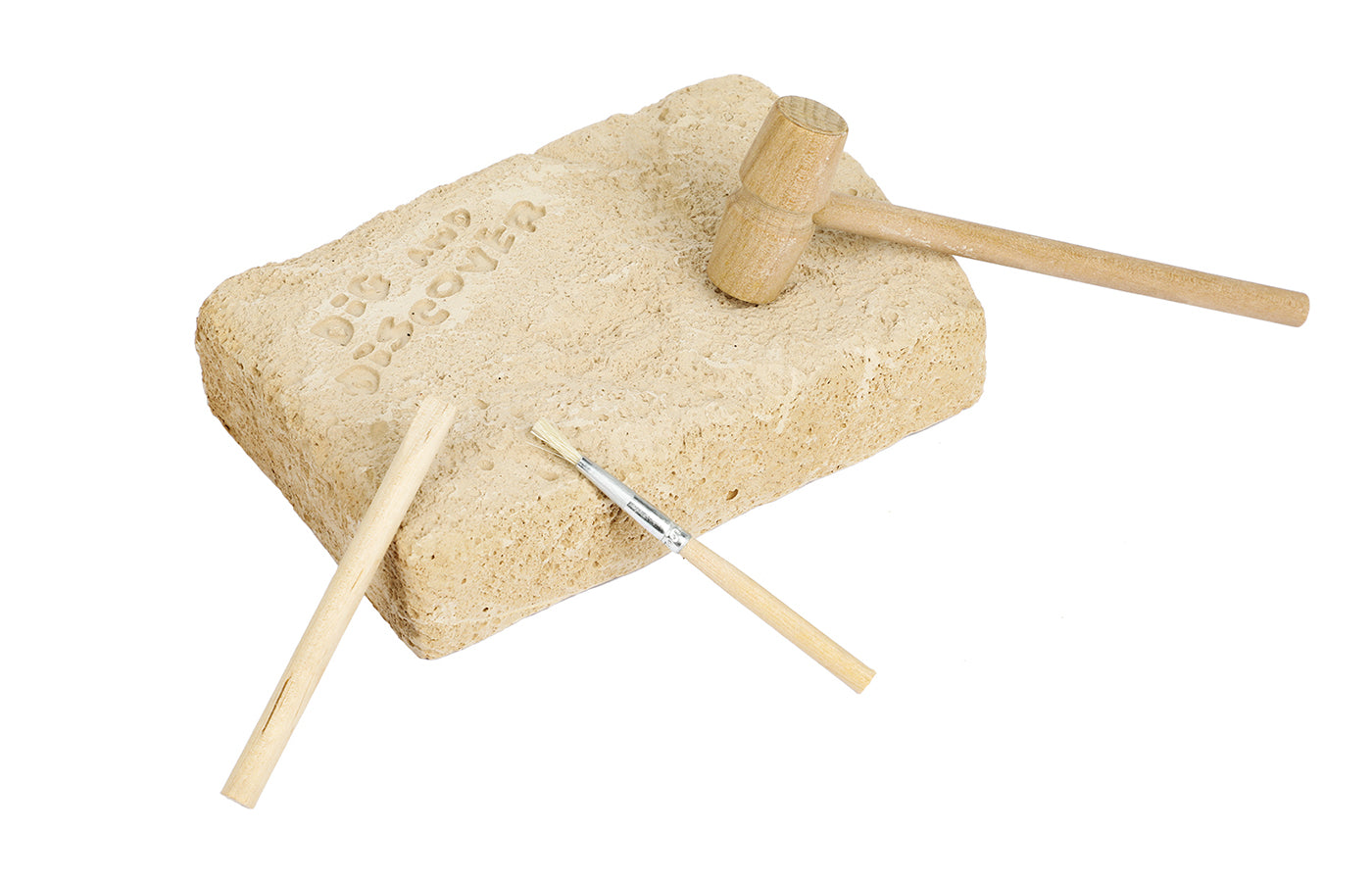 Opgravingsset - glow-in-the-dark dinosaurussen