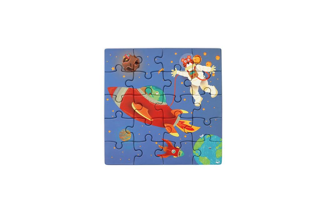 Magnetisch puzzelboek - de ruimte