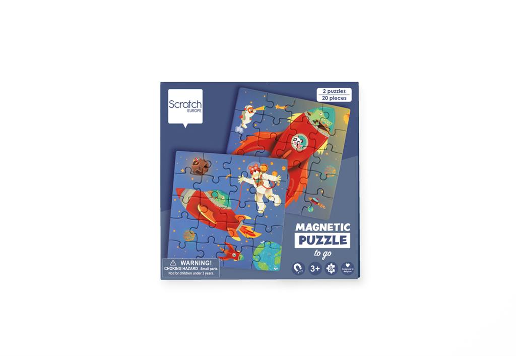Magnetisch puzzelboek - de ruimte
