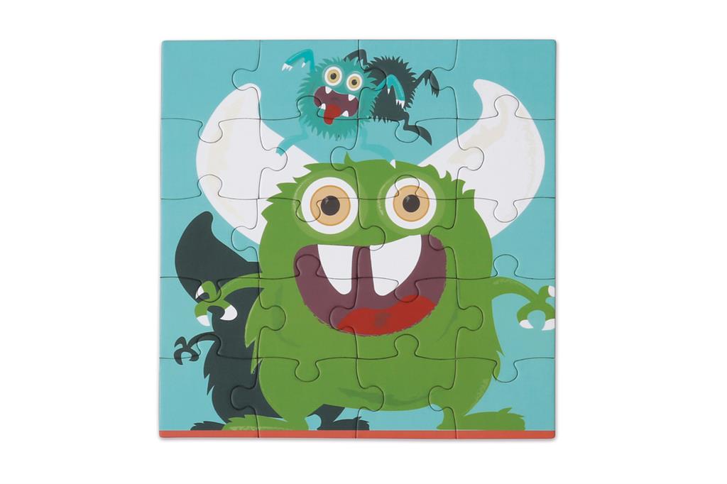 Magnetisch puzzelboek - monsters