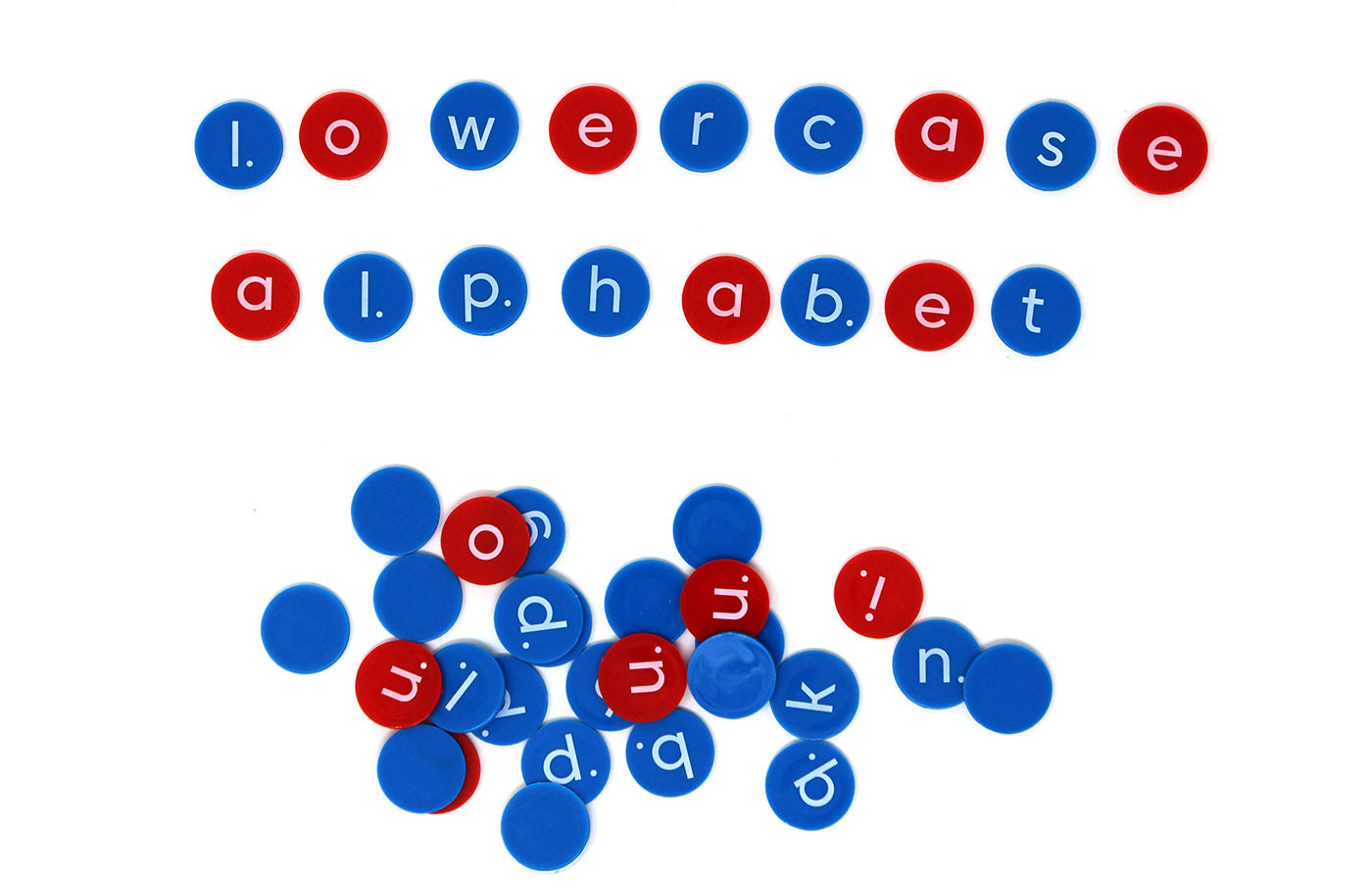 Magnetische alfabetletters