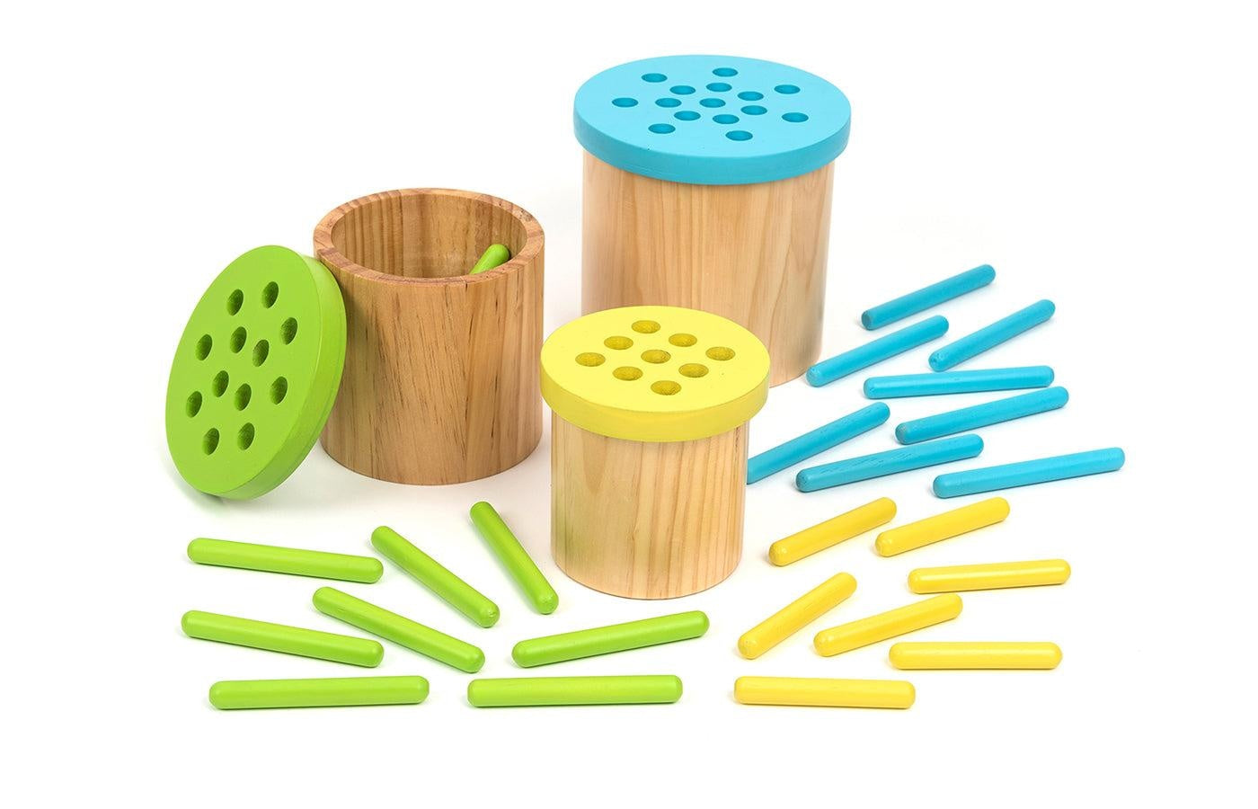 Kleur-sorteer-potten