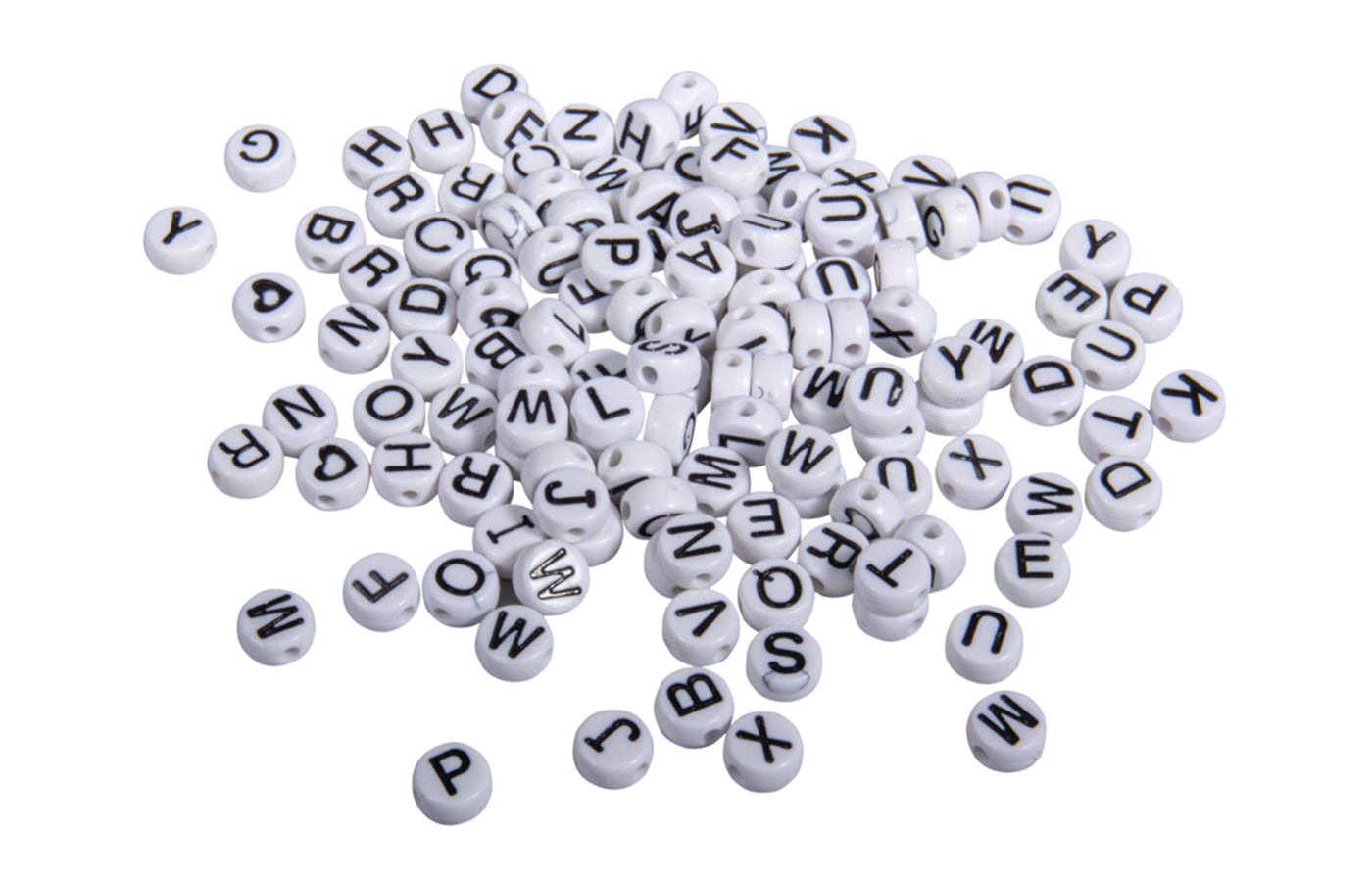 Plastic letterkralen