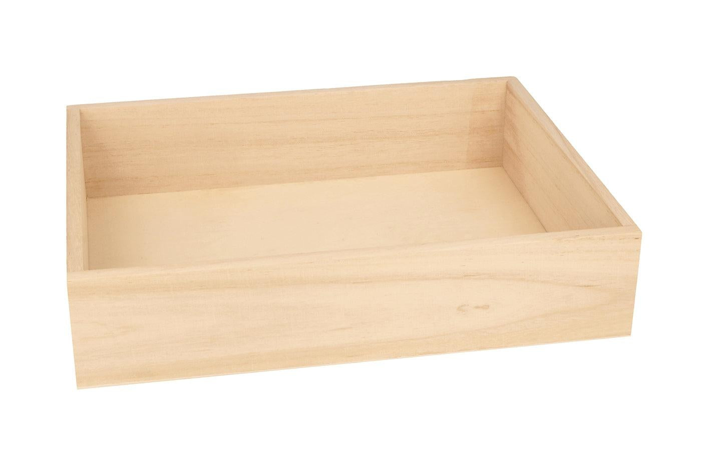 Plateau met houten huisjes (8)