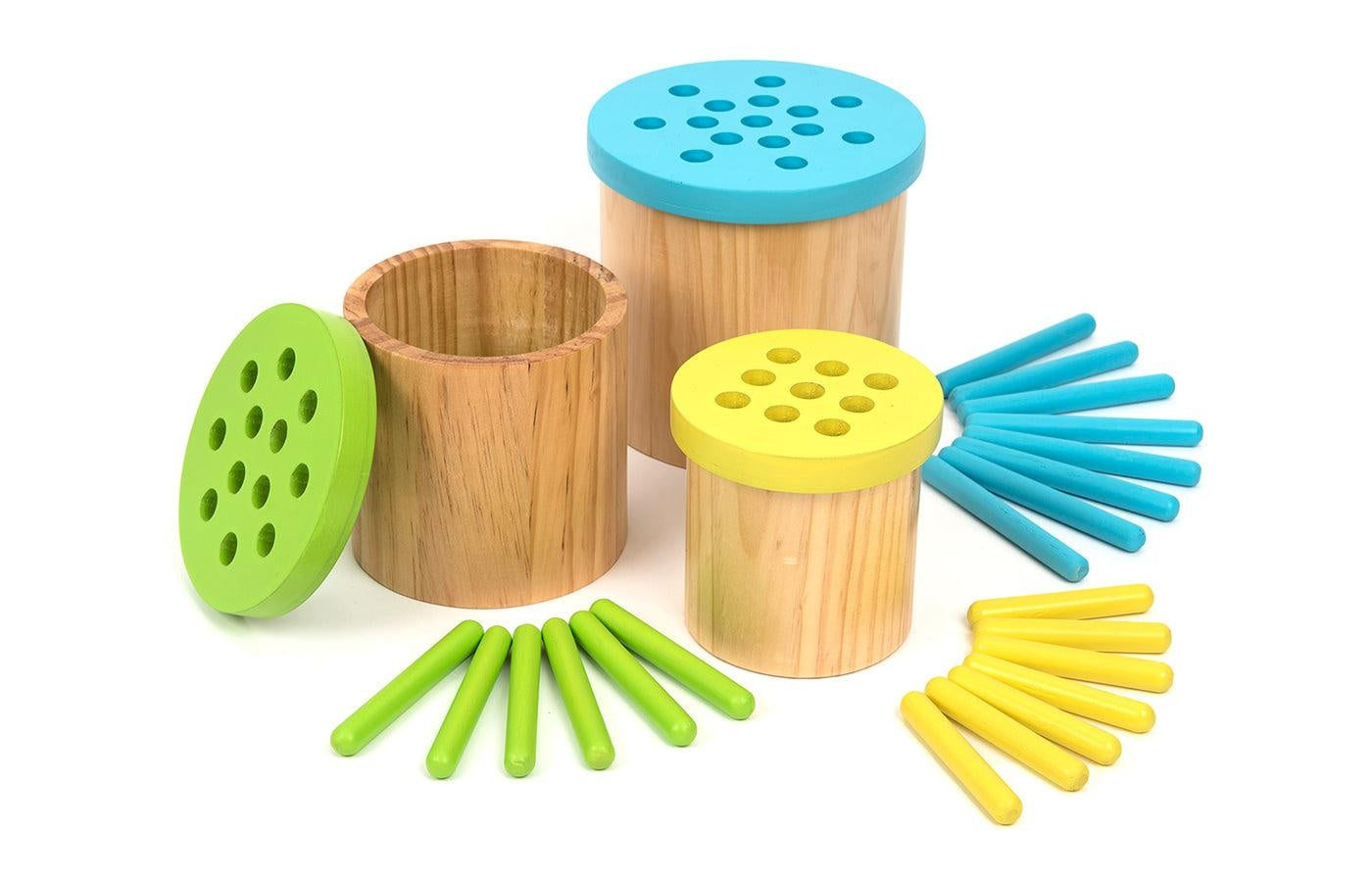 Kleur-sorteer-potten