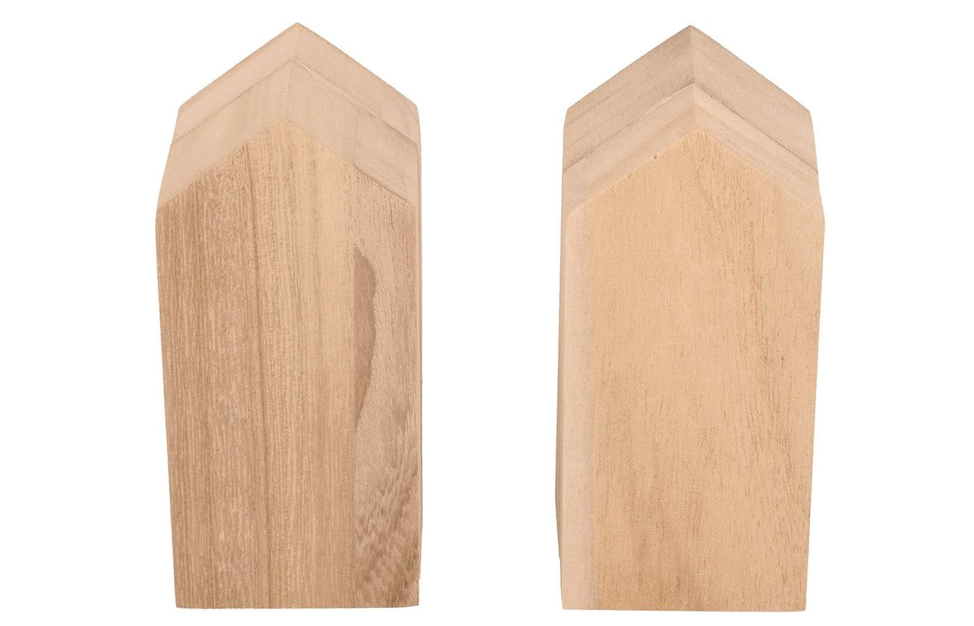 Plateau met houten huisjes (8)