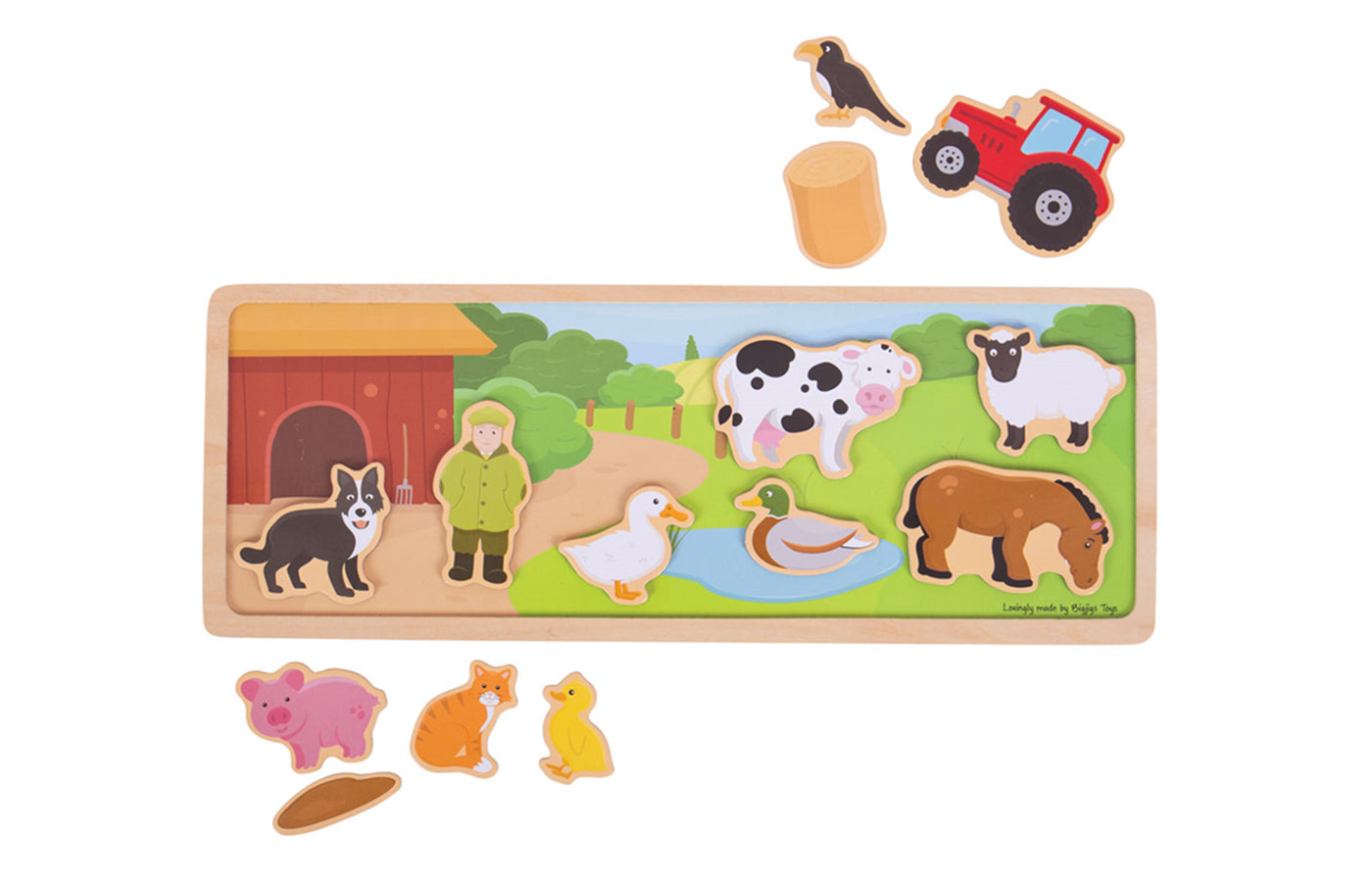 Magnetisch vertelbord - boerderij