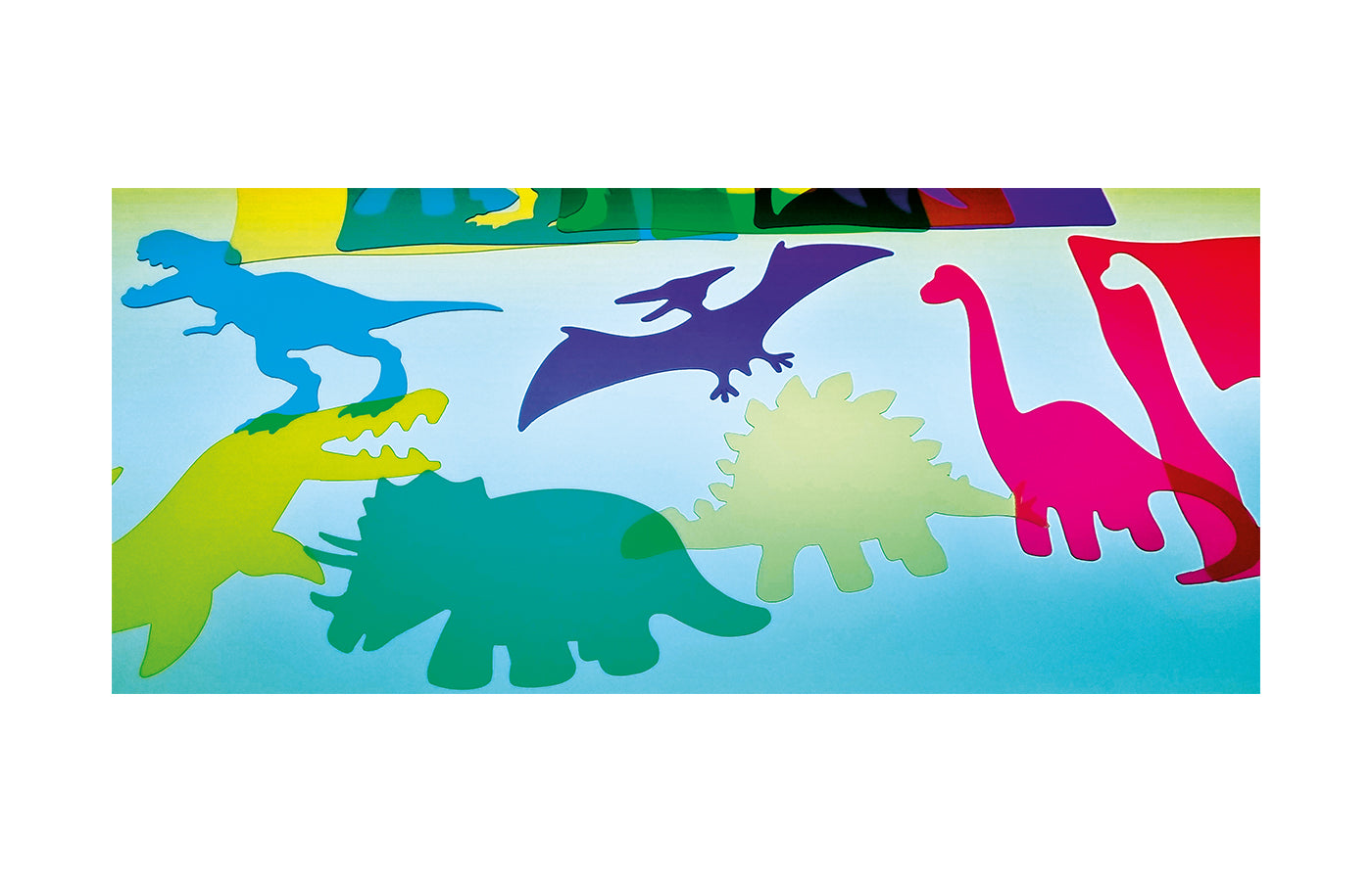 Transparante stencils - dinosaurussen (6)