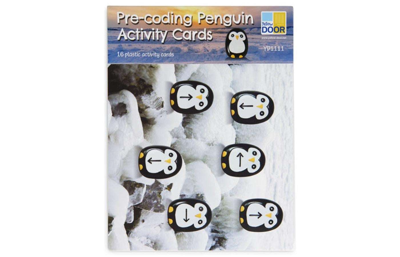 Activiteiten kaarten codeer pinguïn stenen