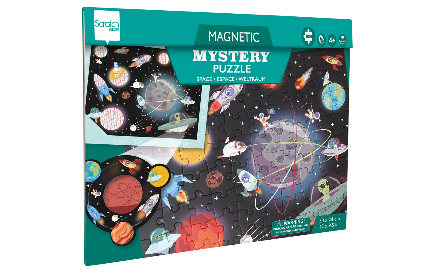 Magnetische detective puzzel - 'ruimte' (80)