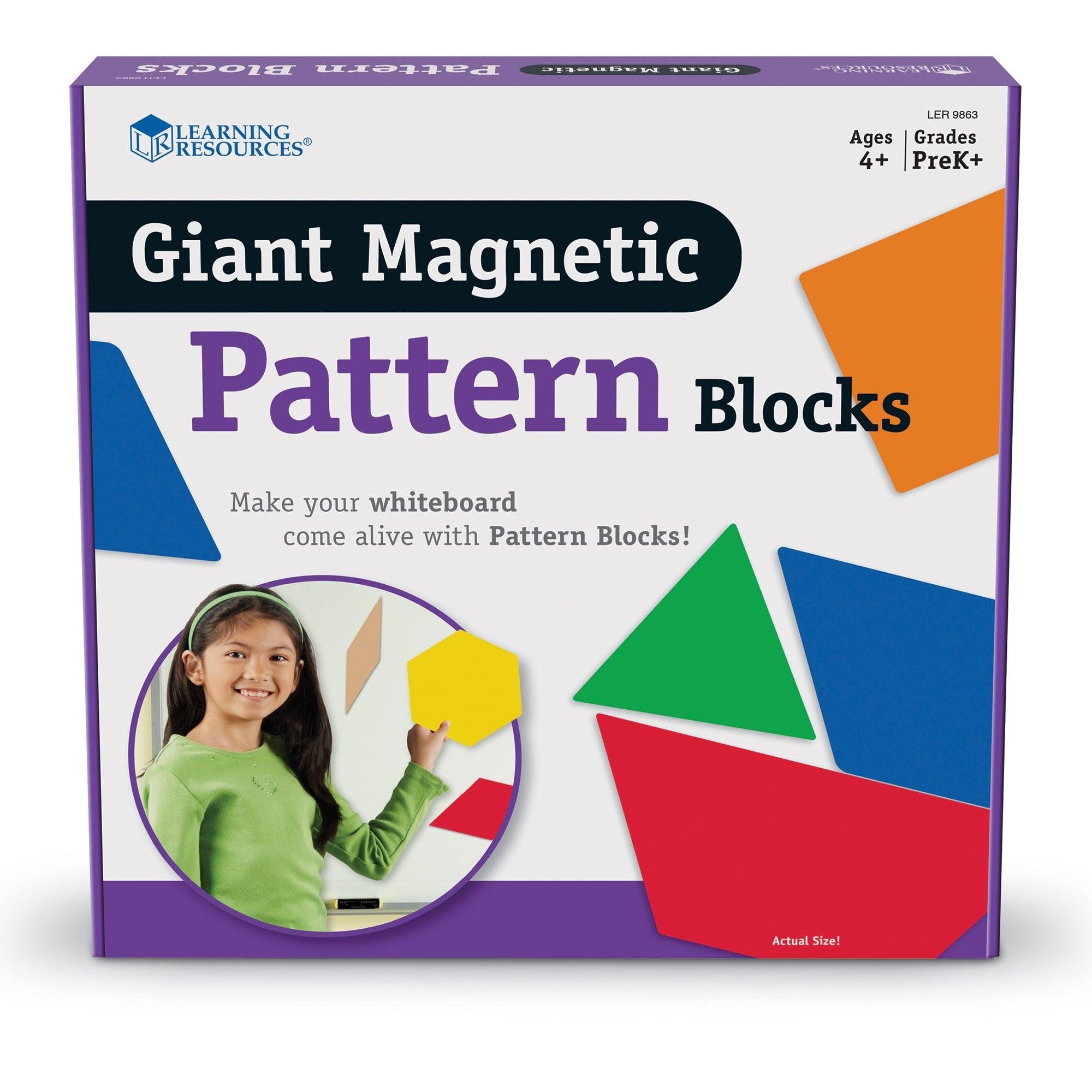 Grote magnetische patroonblokken