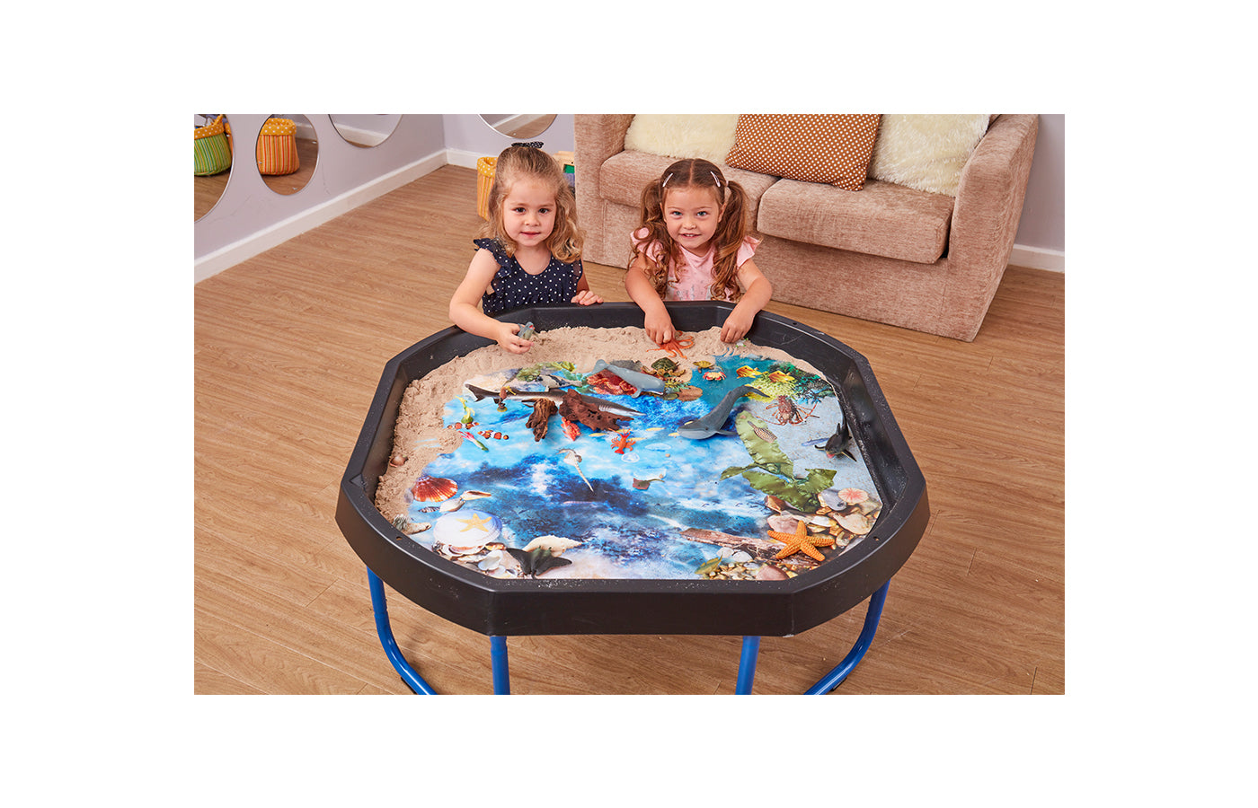 Play mat discovery table - Tuff Tray - underwater world