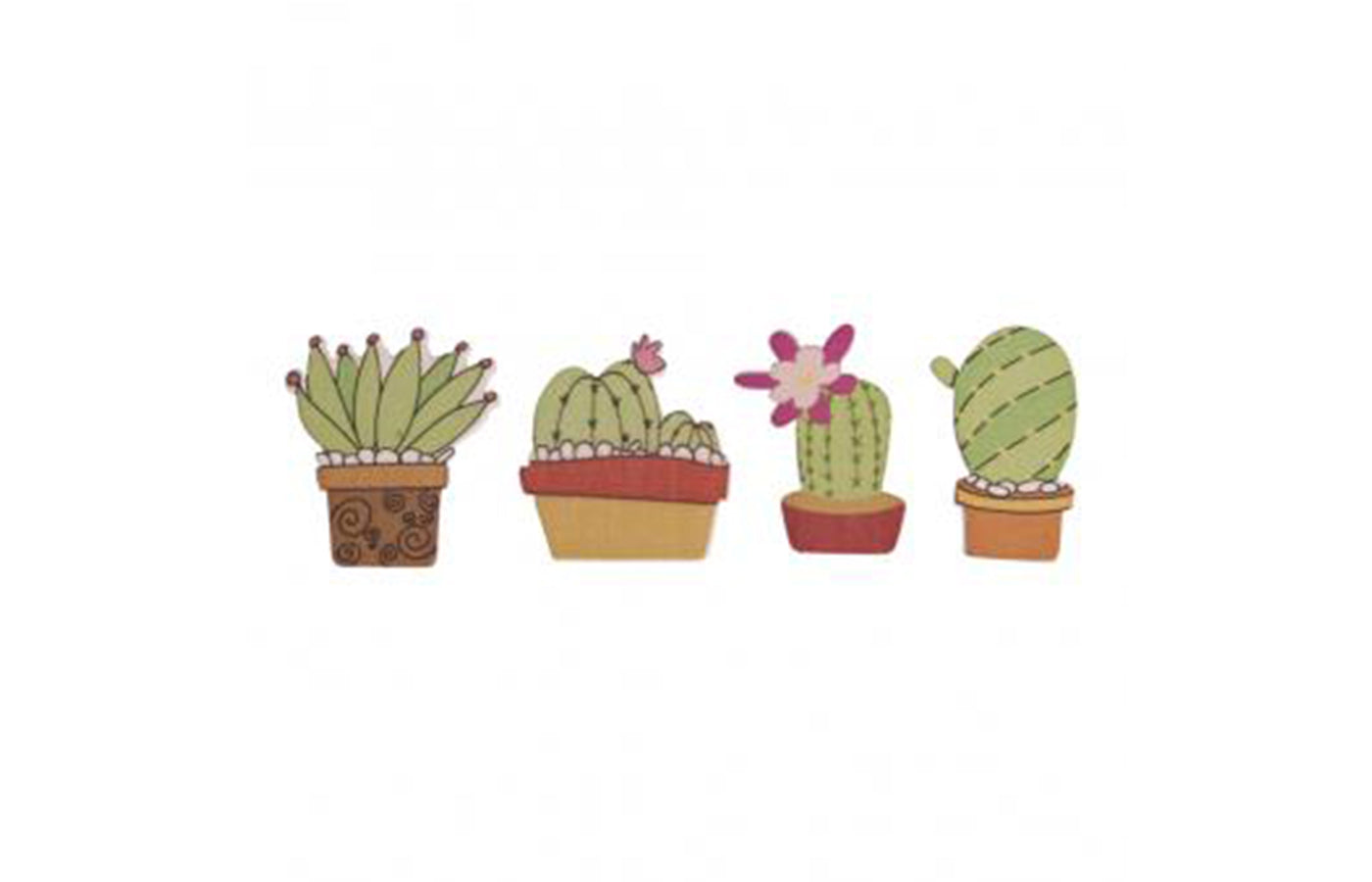 Strooihoutjes - cactus